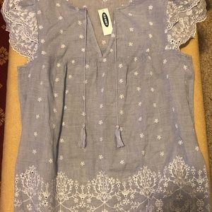 Old Navy Chambray Top - Size M